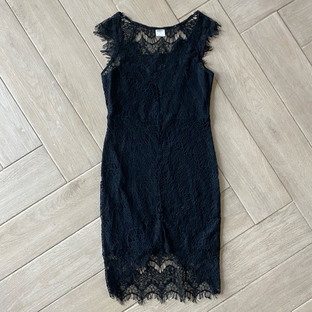 Free People Black Lace Mini/Midi Small S